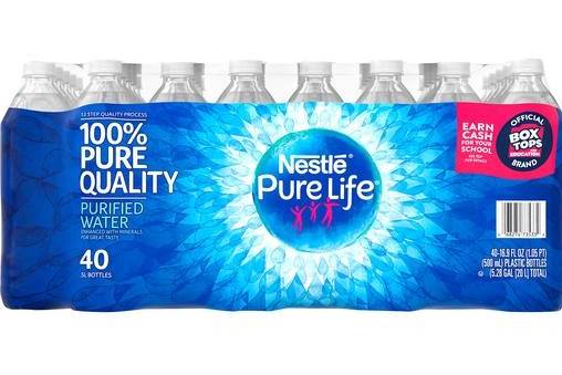 Order Nestle Pure life water (40) Bottles  food online from Nohadra Grocery store, Chicago on bringmethat.com