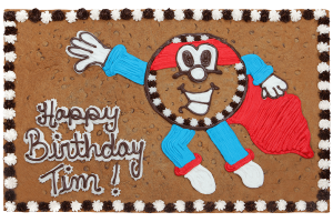 Order Cookie Man Cookie Cake food online from American Deli on Broad St. store, Athens on bringmethat.com