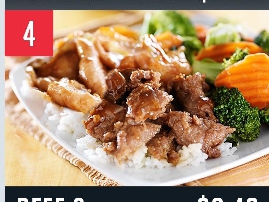 Order 4. Chicken and Beef Teriyaki food online from Fuwa store, Los Angeles on bringmethat.com