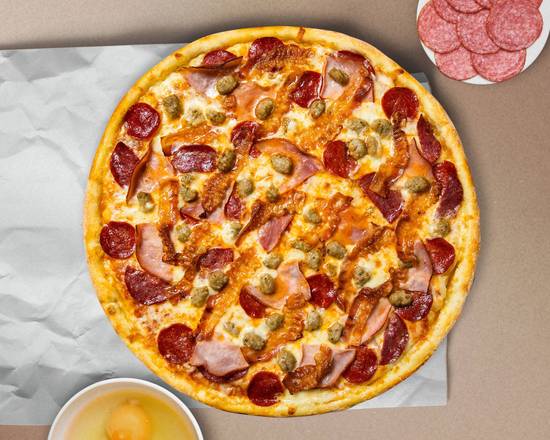 Order Metric Meat Pizza food online from After Hours Diner store, Chandler on bringmethat.com