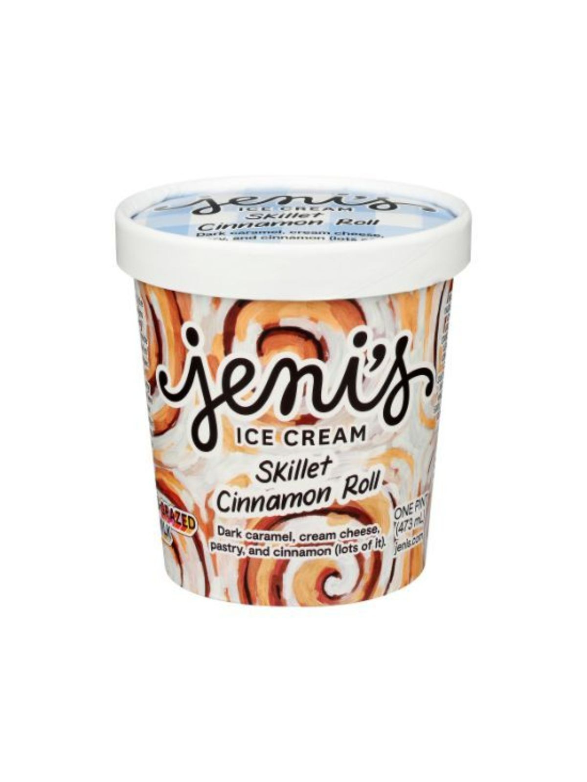 Order Jeni's Skillet Cinnamon Roll Ice Cream (1 Pint) food online from Stock-Up Mart store, Marietta on bringmethat.com