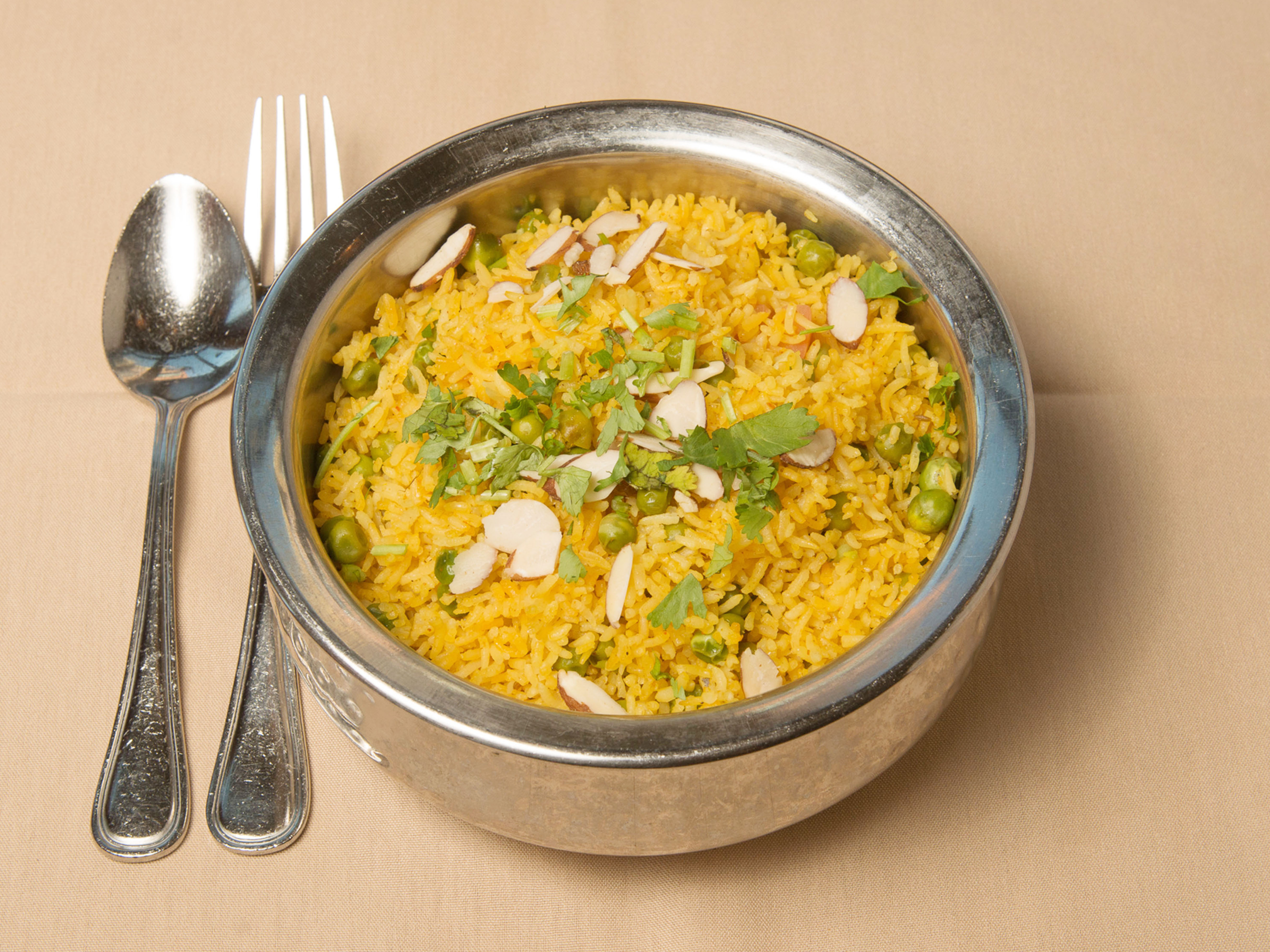 Order Peas Pilau food online from Jaipur Indian Restaurant store, Boulder on bringmethat.com