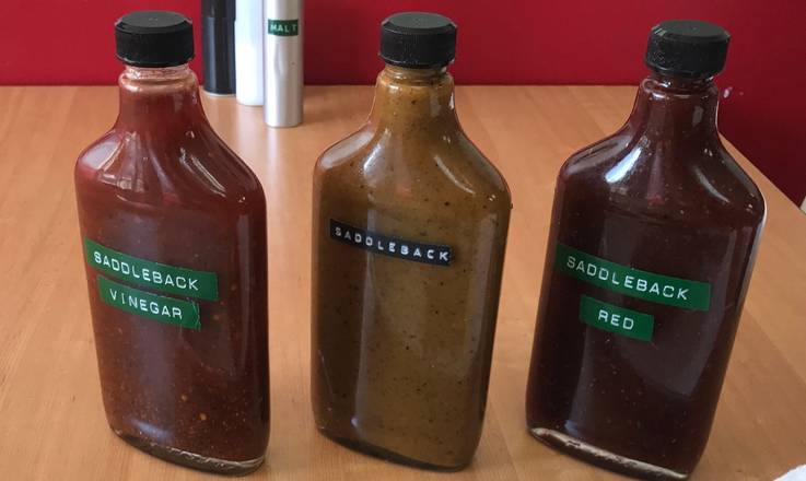 Order All 3 Sauces food online from Saddleback Bbq store, Meridian charter Township on bringmethat.com