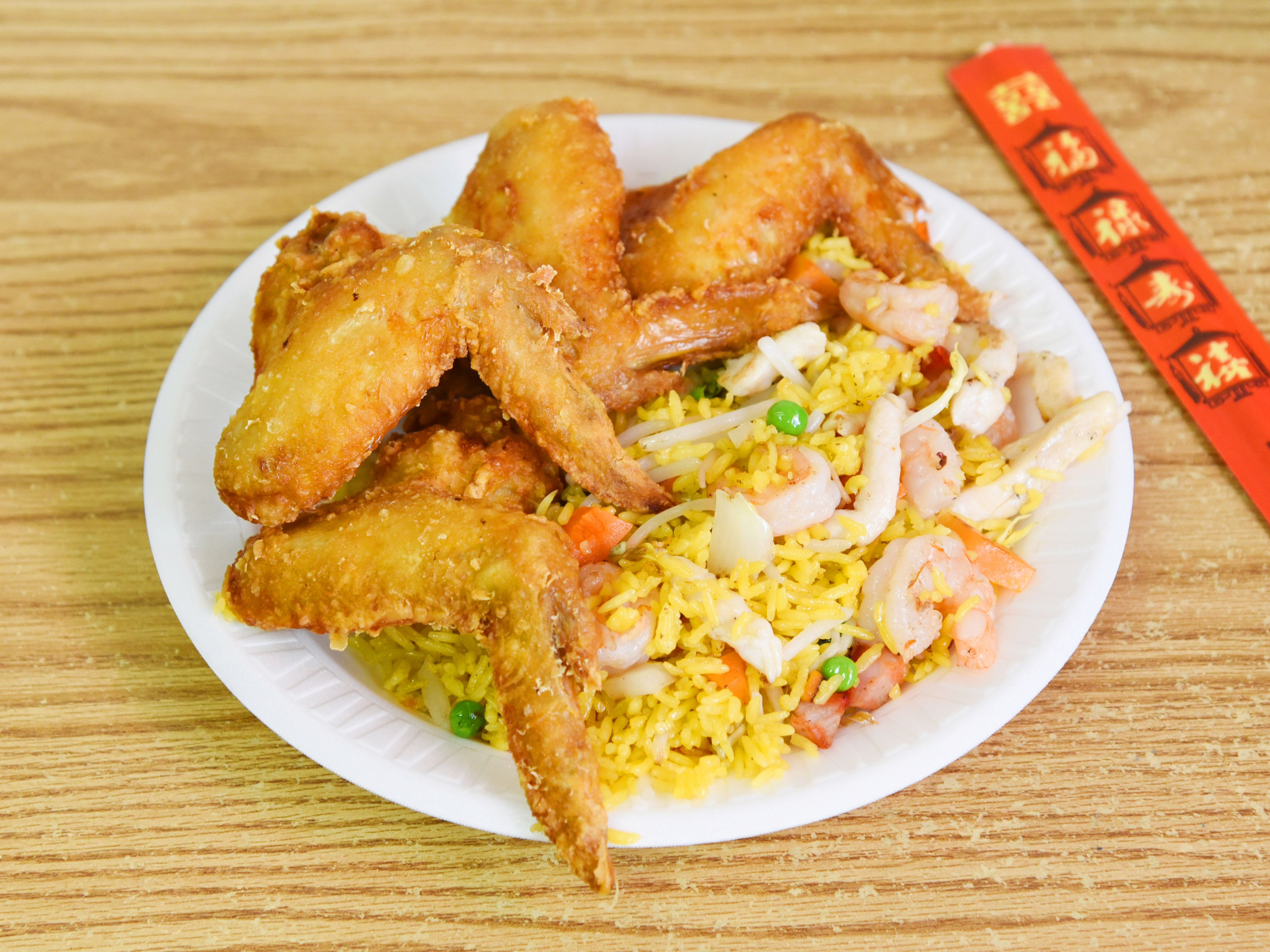 Order O2. Fried Chicken Wings food online from Dragon Garden store, Bronx on bringmethat.com