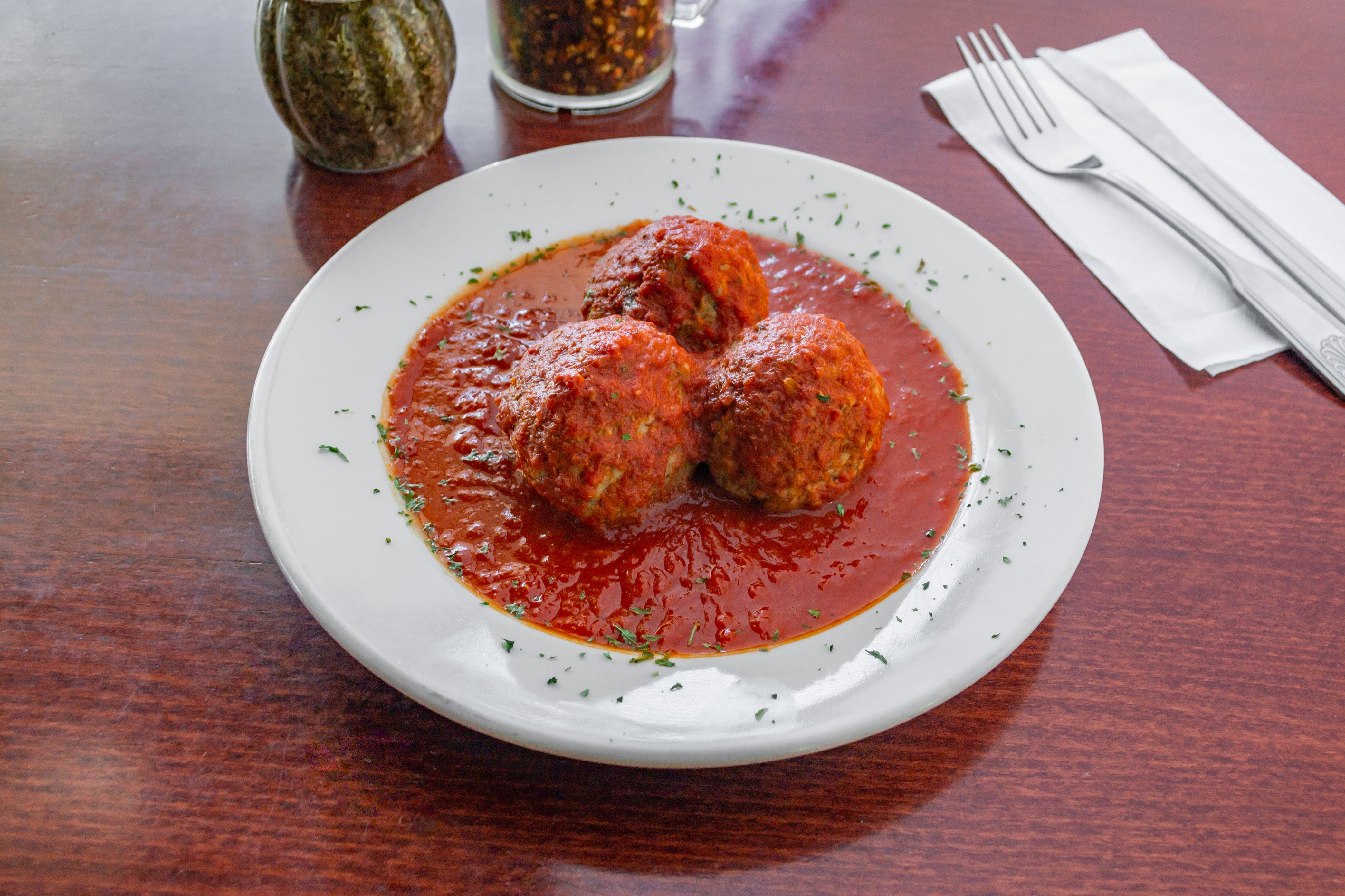 Order Side of Meatballs - Side food online from Tuscana Pizza & Pasta store, Nazareth on bringmethat.com