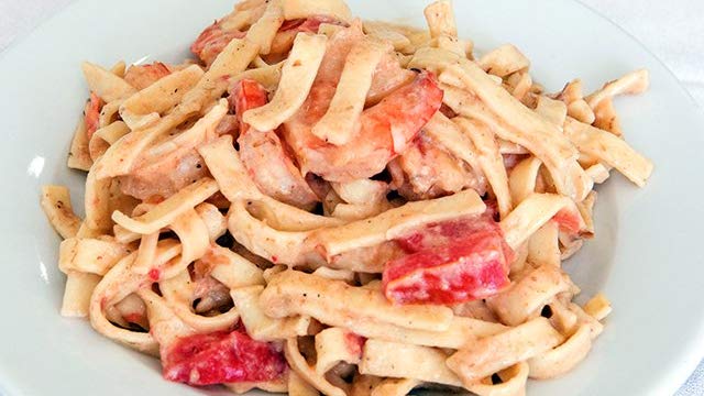 Order Pasta With Shrimp food online from Pat Delicious African Restaurant store, Columbus on bringmethat.com