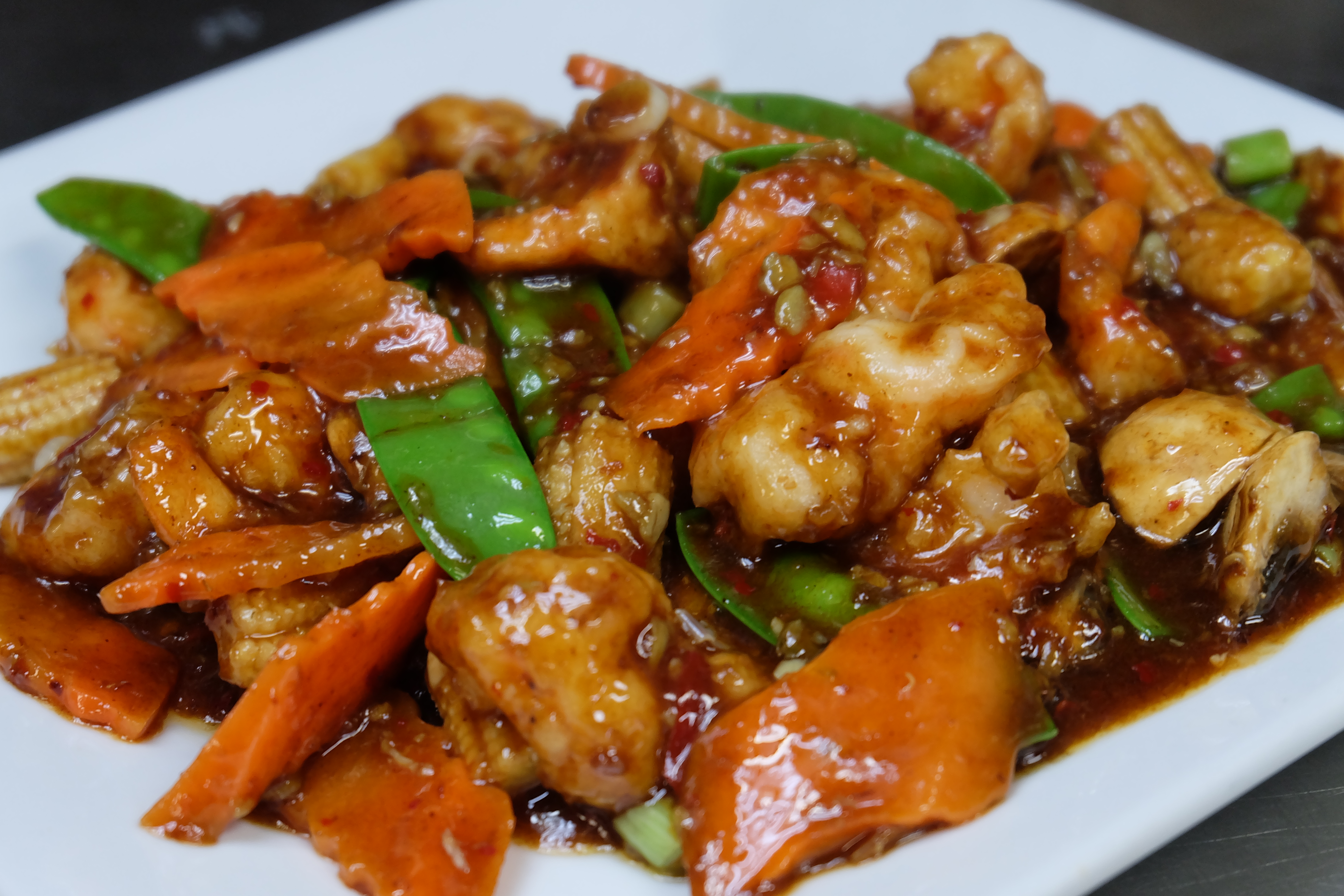 Order Mandarin Chicken food online from Red Pepper Chinese Restaurant store, RICHFIELD on bringmethat.com