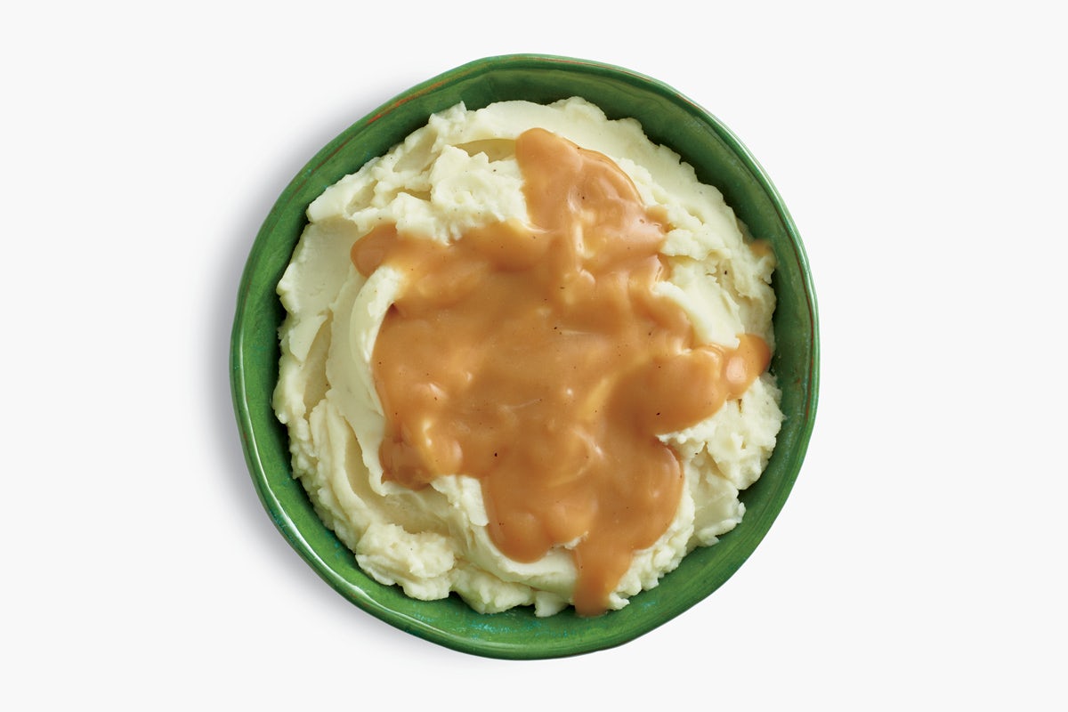 Order Mashed Potatoes and Gravy food online from El Pollo Loco store, Fontana on bringmethat.com