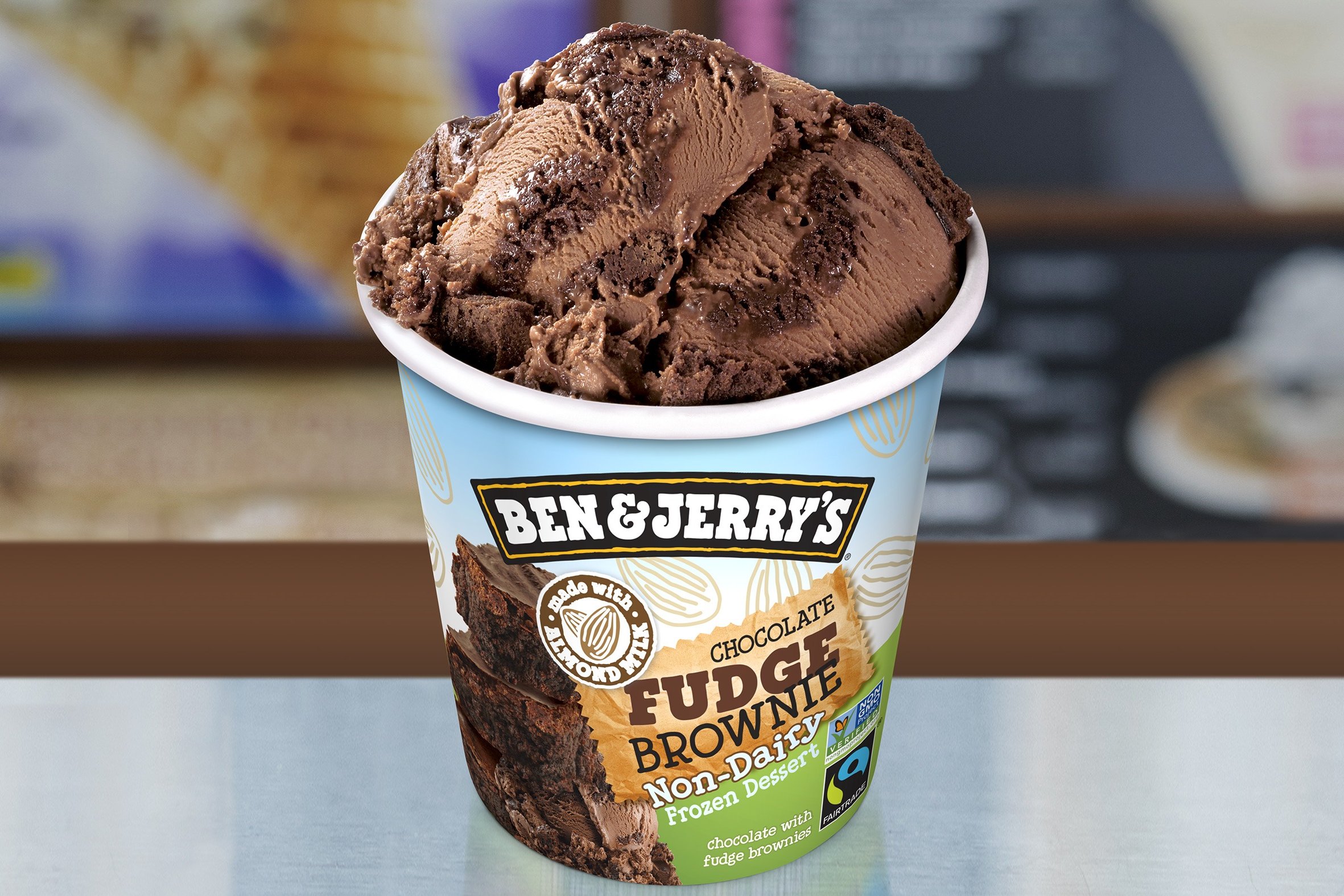 Order Chocolate Fudge Brownie Non-Dairy food online from Ben & Jerry's store, Plano on bringmethat.com