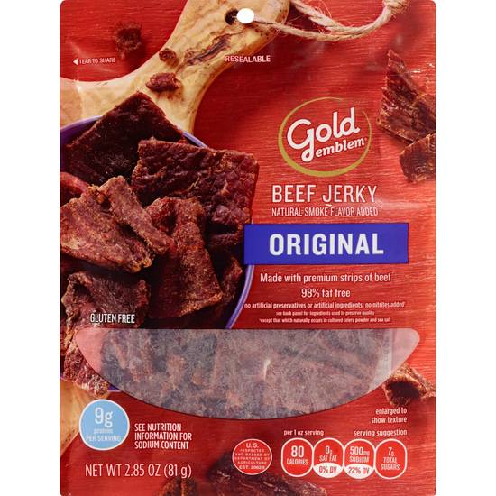 Order Gold Emblem Original Beef Jerky food online from Cvs store, FOUNTAIN VALLEY on bringmethat.com