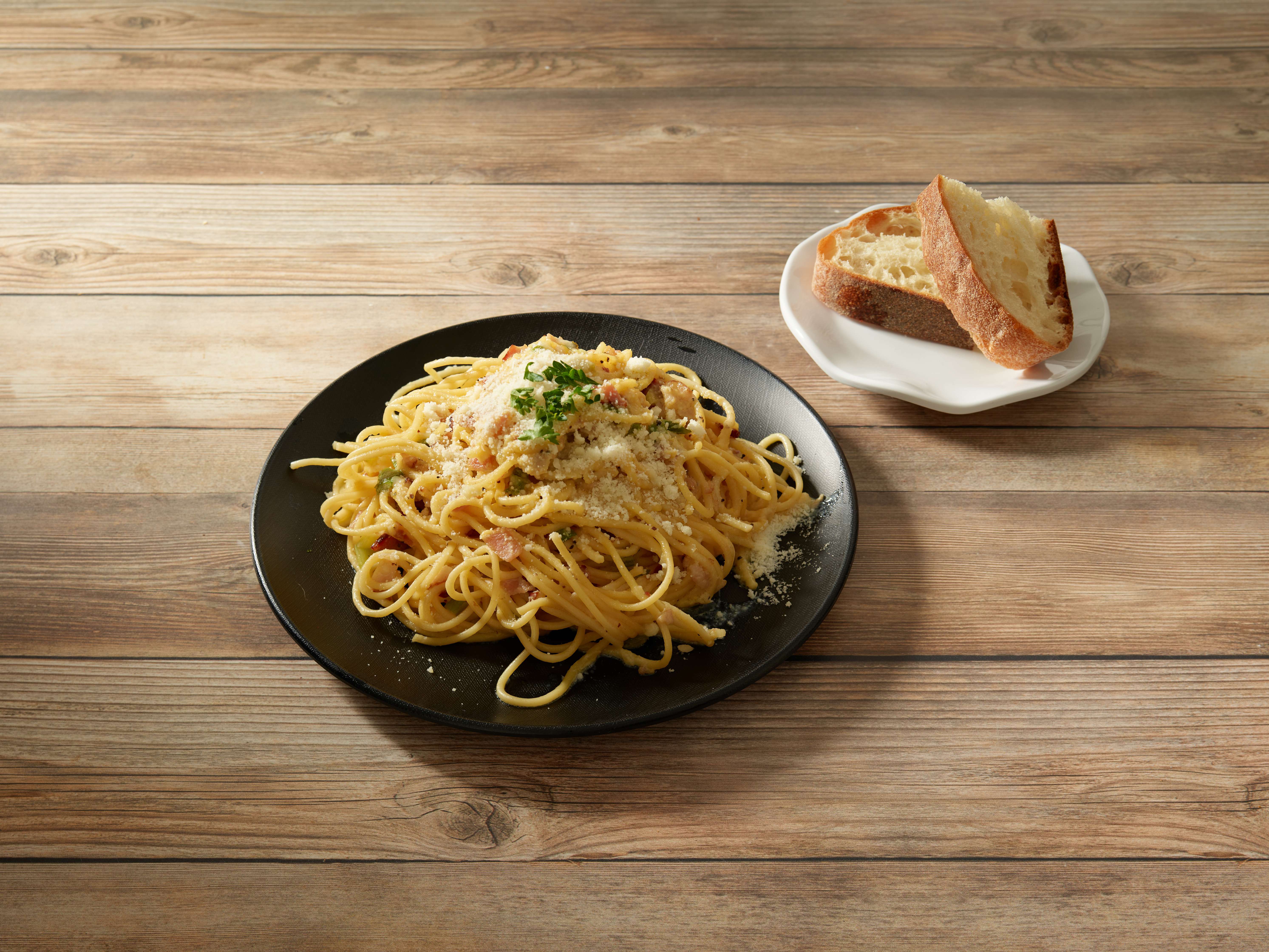 Order Spaghetti alla Carbonara food online from Piazza Pellegrini store, San Francisco on bringmethat.com
