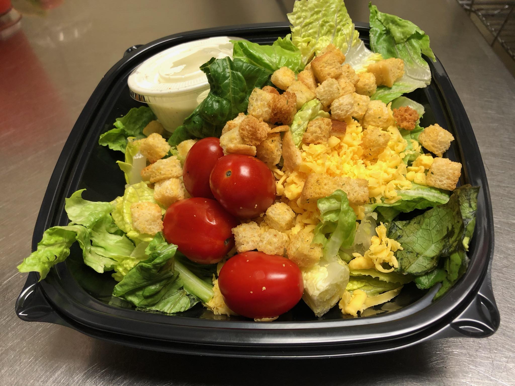 Order Large Dinner Salad food online from Quatro Deep Pan Pizza store, Carbondale on bringmethat.com