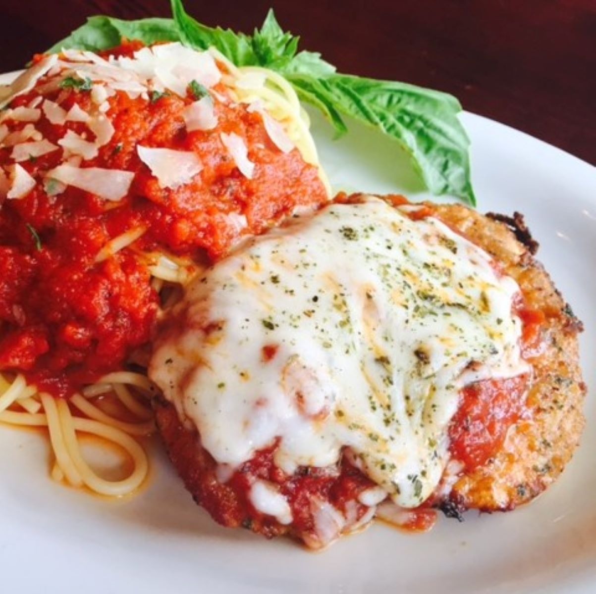 Order Chicken Parmigiana Pasta food online from Streets Of New York store, Peoria on bringmethat.com