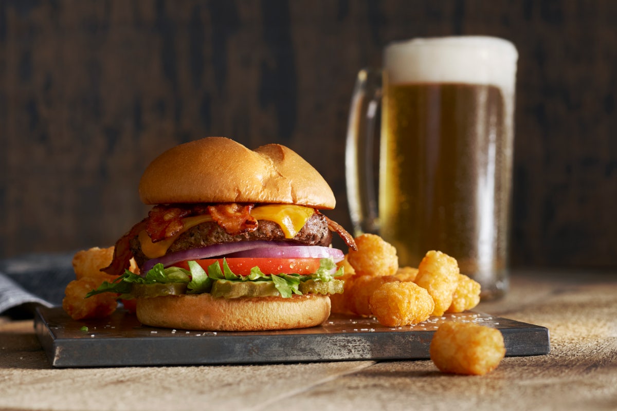 Order Bacon Cheeseburger* food online from Ruby Tuesday store, Indianapolis on bringmethat.com