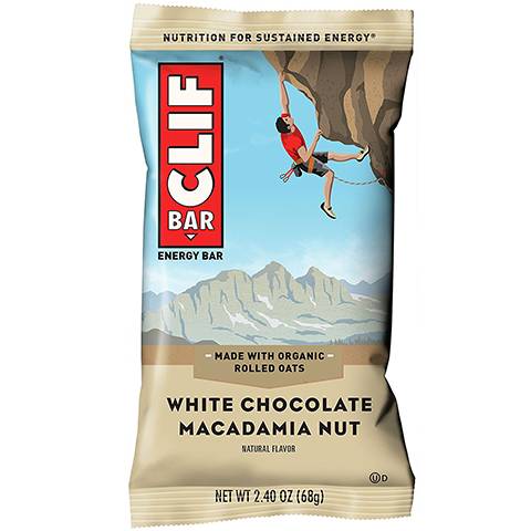 Order CLIF Bar White Chocolate Macademia 2.4 oz food online from Chevron Extramile store, Castro Valley on bringmethat.com