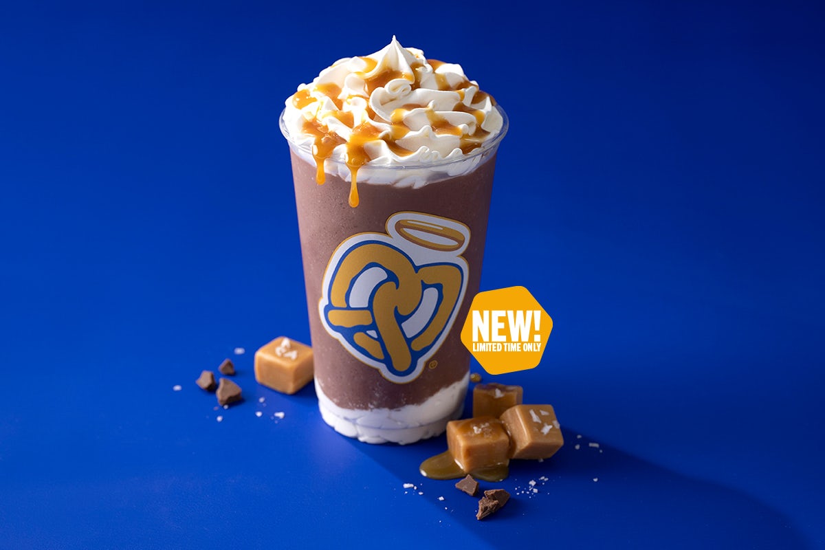 Order Salted Caramel Chocolate Frost food online from Auntie Anne store, Winchester on bringmethat.com