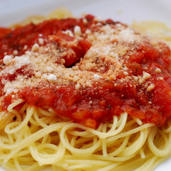 Order Spaghetti with Marinara Sauce food online from Cybelles Pizza Restaurants store, Daly City on bringmethat.com