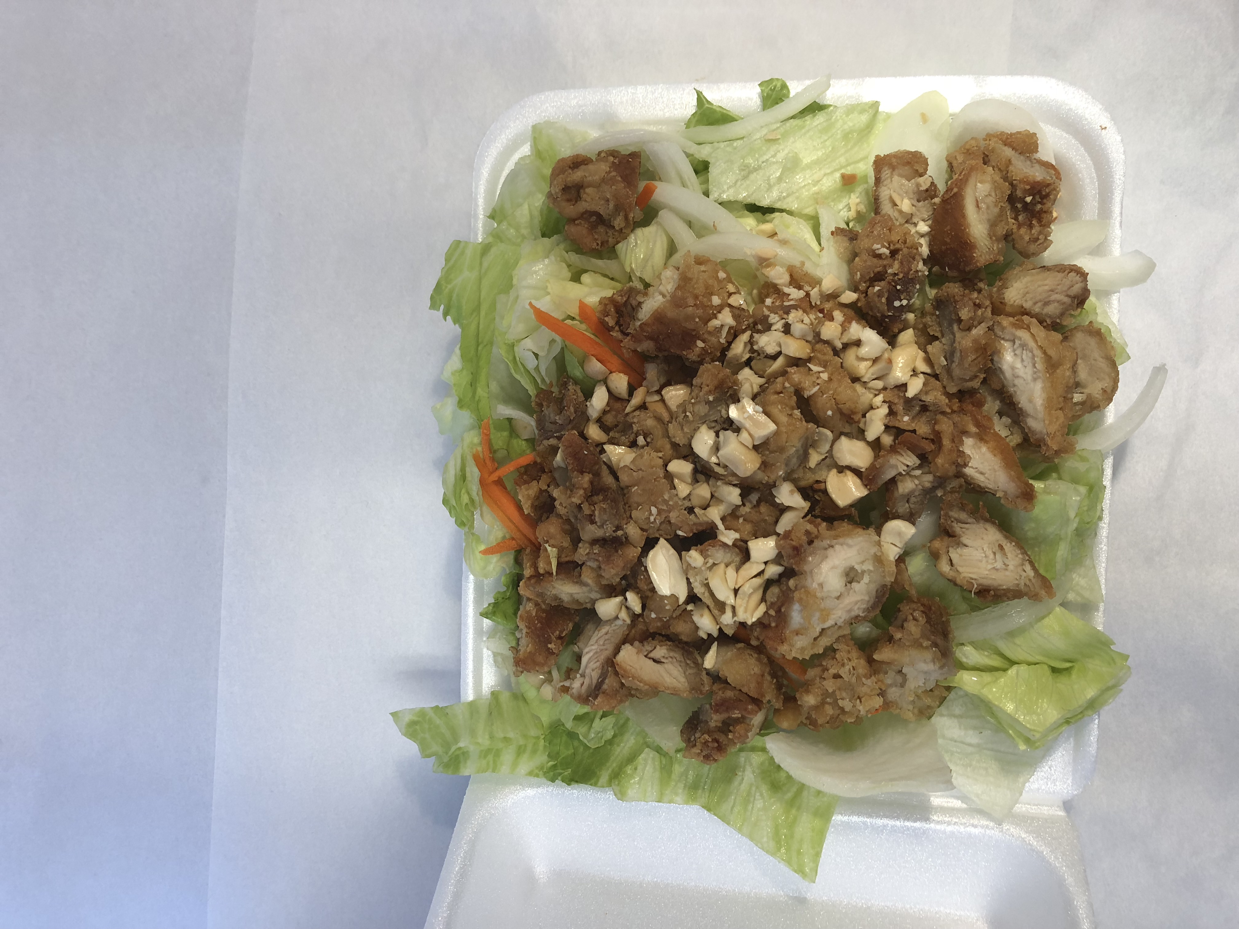 Order 4. Chinese Chicken Salad food online from Pho Cafe Hong Kong Diner store, Reno on bringmethat.com