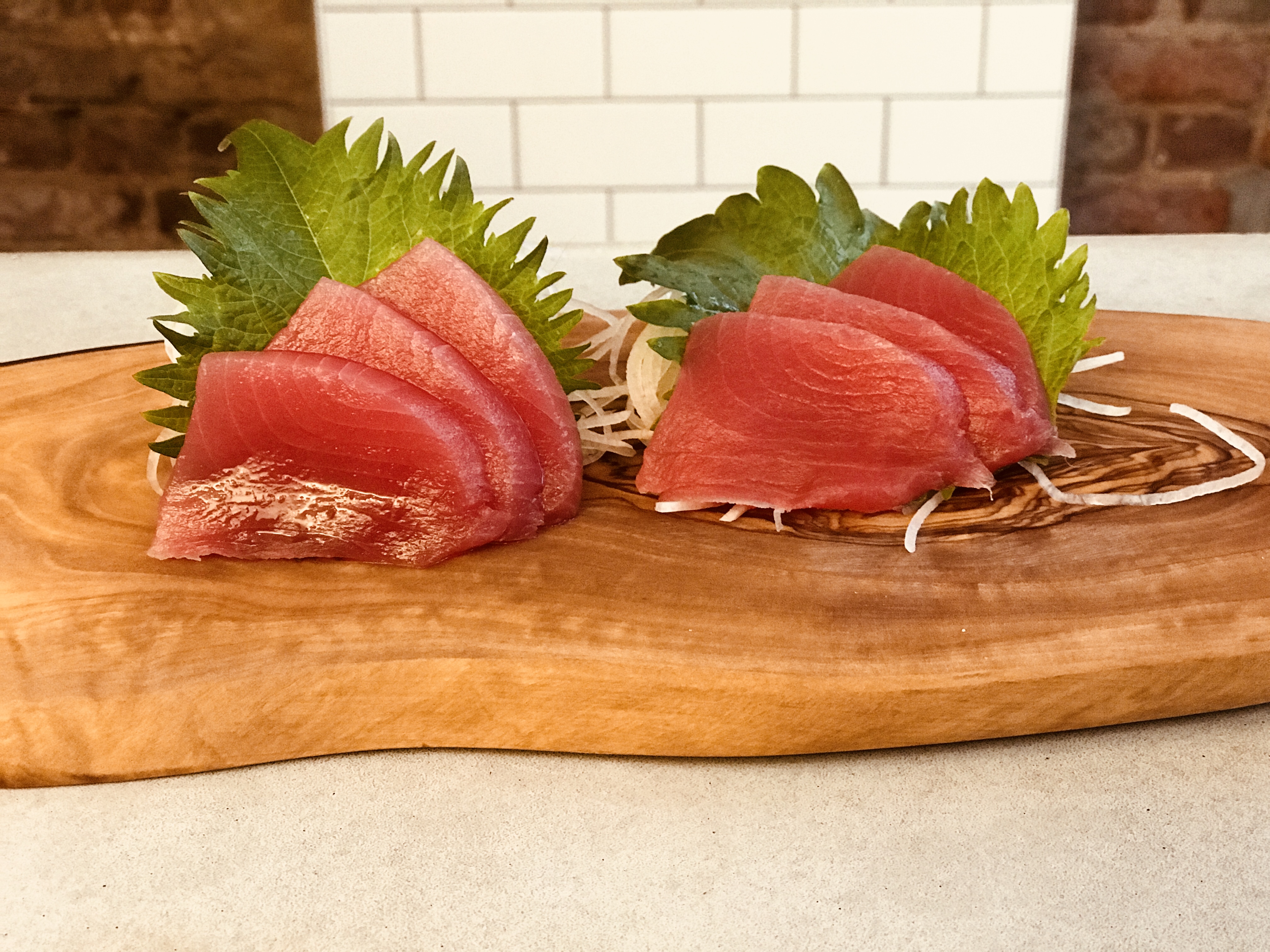 Order 6 Pieces Tuna Sashimi food online from Shinsen store, New York on bringmethat.com