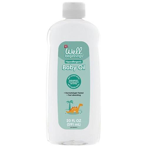 Order Well Beginnings Baby Oil - 20.0 fl oz food online from Walgreens store, Clarksville on bringmethat.com