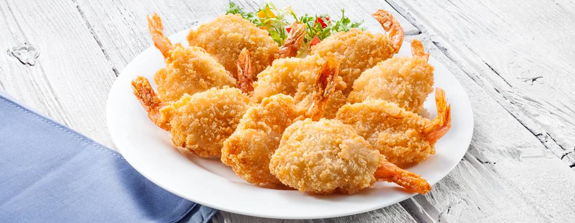 Order Fried Butterfly Shrimp (8) 蝴蝶虾 food online from Rolling With Cream store, McAllen on bringmethat.com