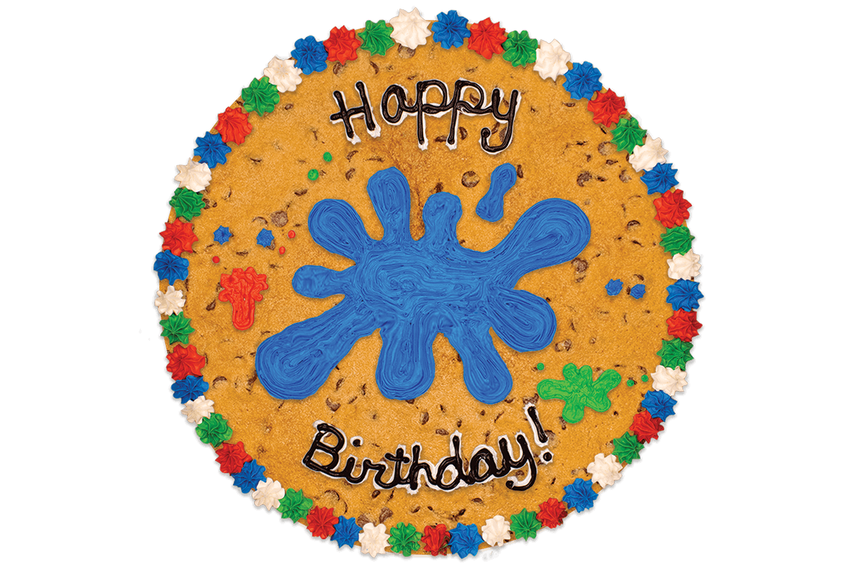 Order #414: Birthday Paint Splat food online from Nestle Toll House store, Toledo on bringmethat.com
