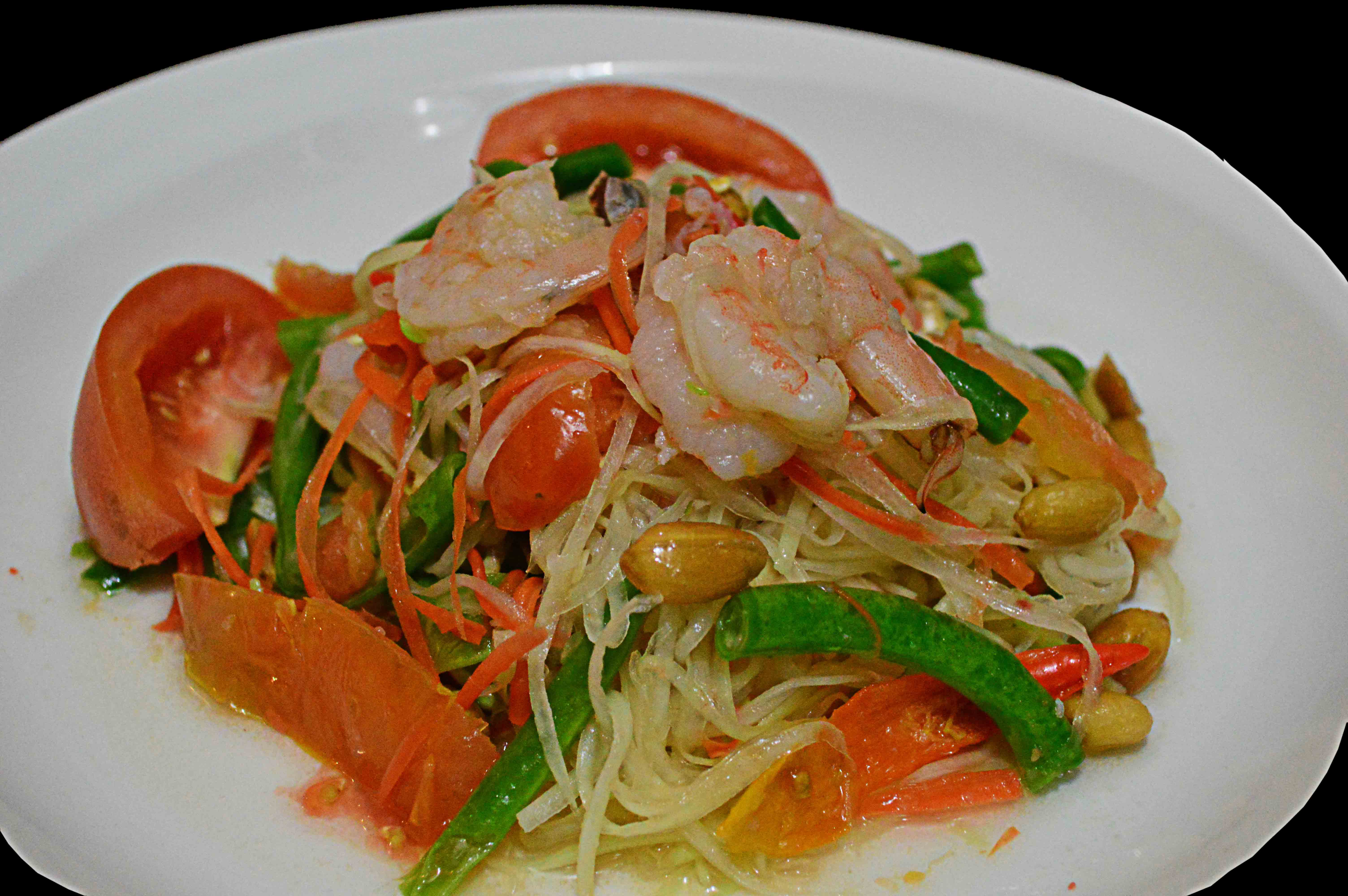 Order Shrimp Papaya Salad food online from Thai Thai Cuisine store, Corona on bringmethat.com