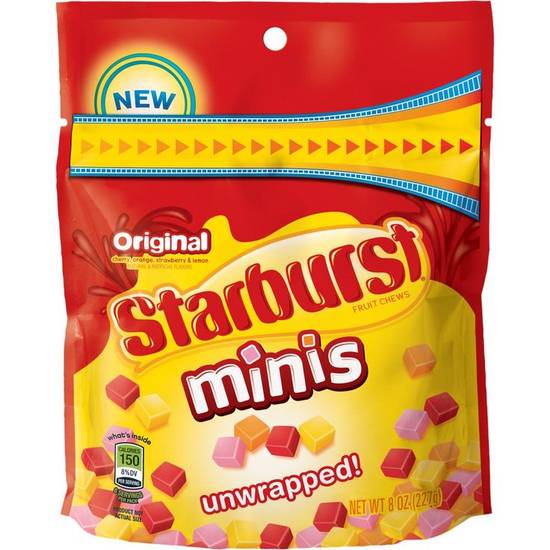 Order Starburst Original Minis Fruit Chews Candy Bag food online from Exxon Food Mart store, Port Huron on bringmethat.com
