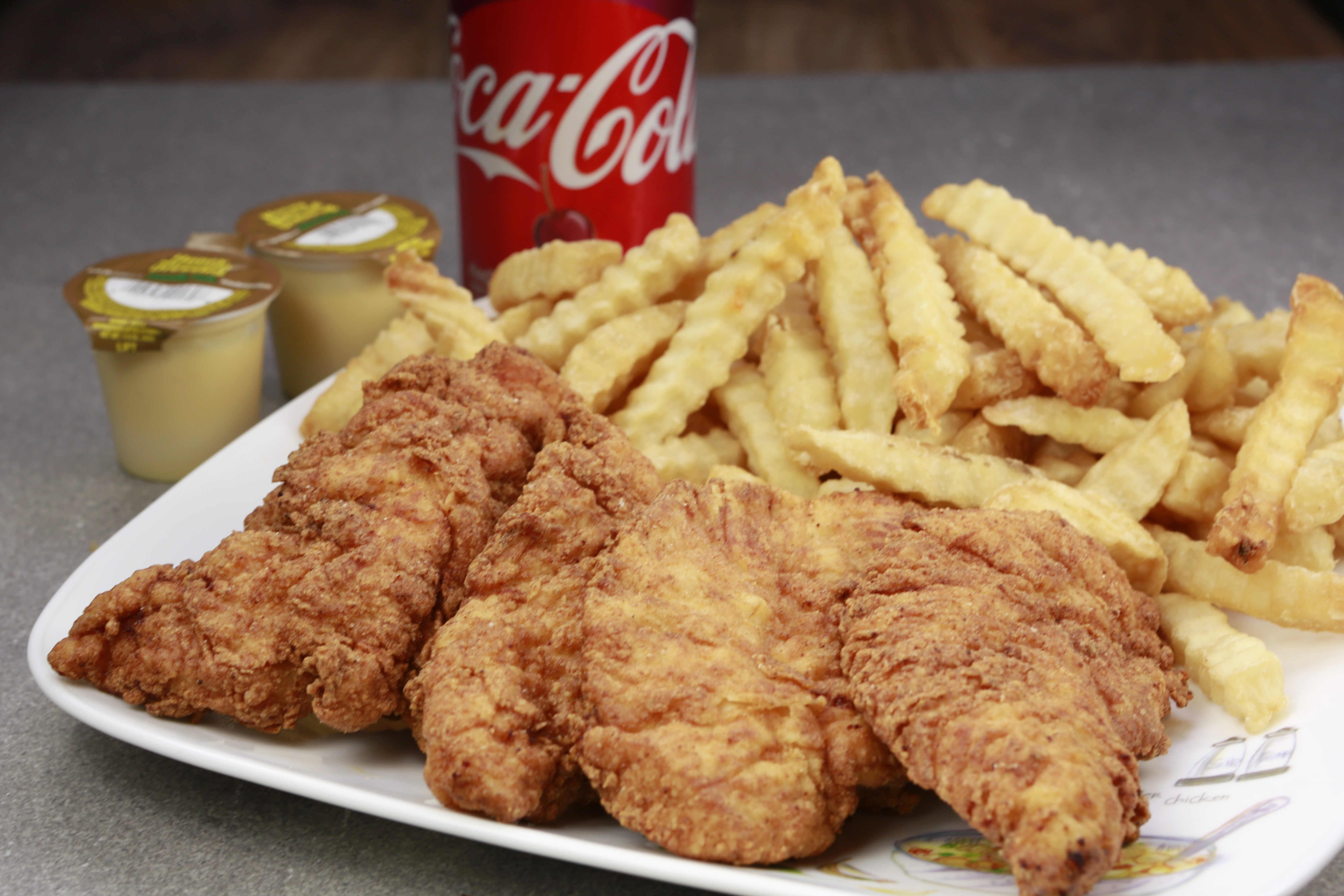 Order 4pc Chicken Tender Combo  food online from I Love Wings store, Norcross on bringmethat.com