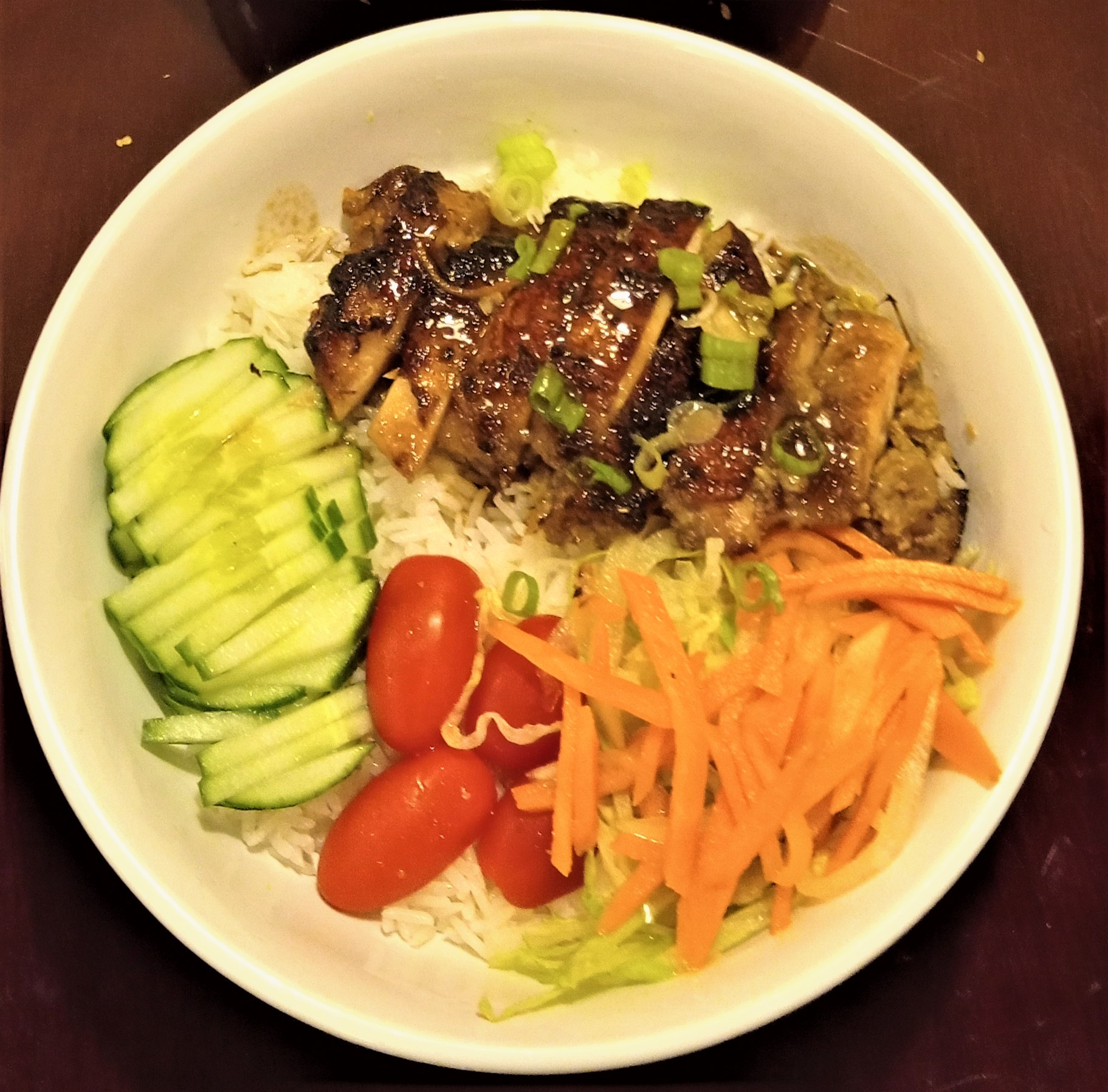Order L1: Roasted Chicken Bowl food online from Taste of Asia store, Syracuse on bringmethat.com