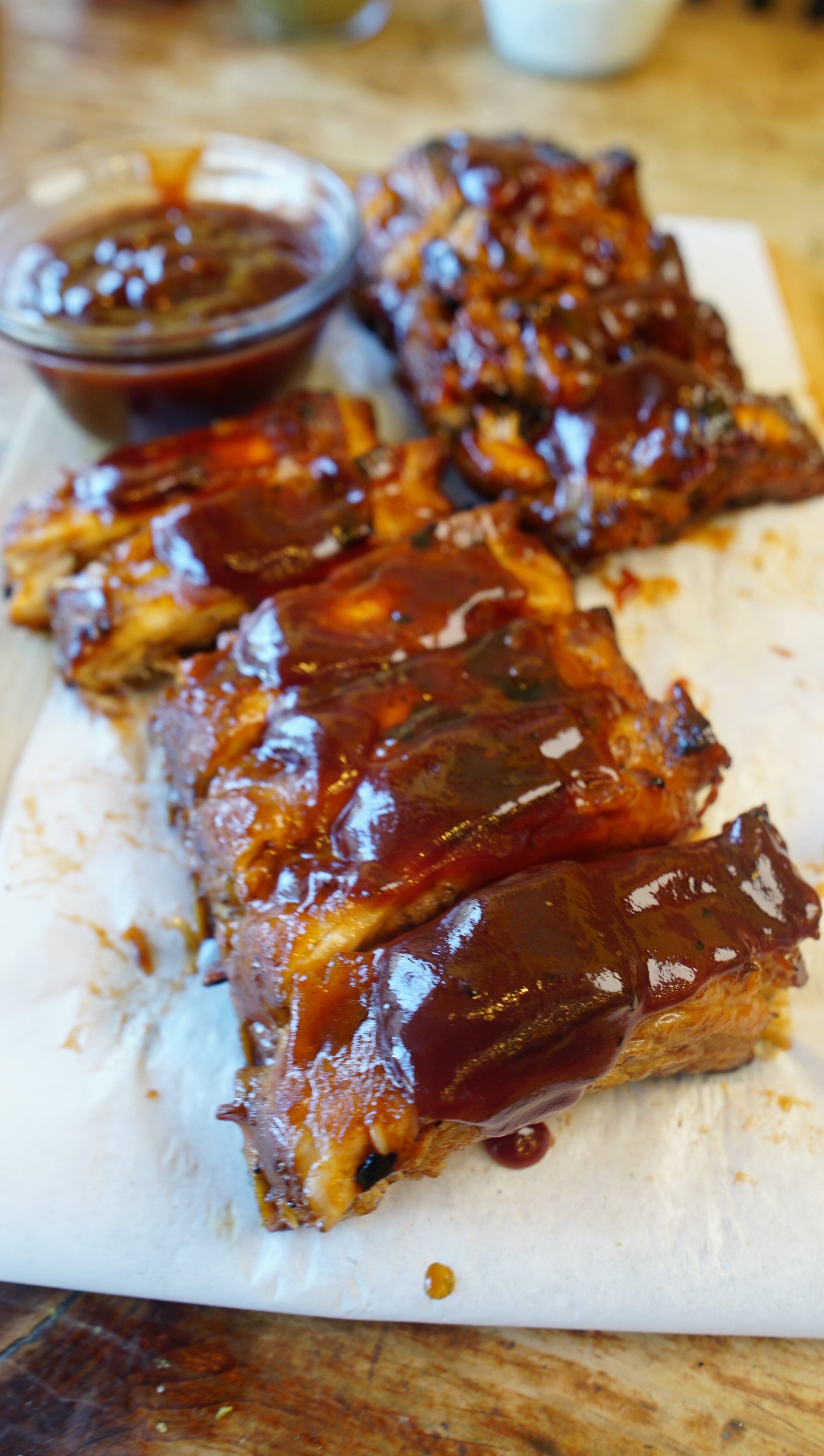 Order 1/2 Rack Baby Back Ribs food online from The chicken shack store, Astoria on bringmethat.com