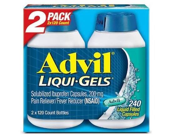 Order Advil Liquid Gels 2 Pack food online from Pink Dot store, Los Angeles on bringmethat.com