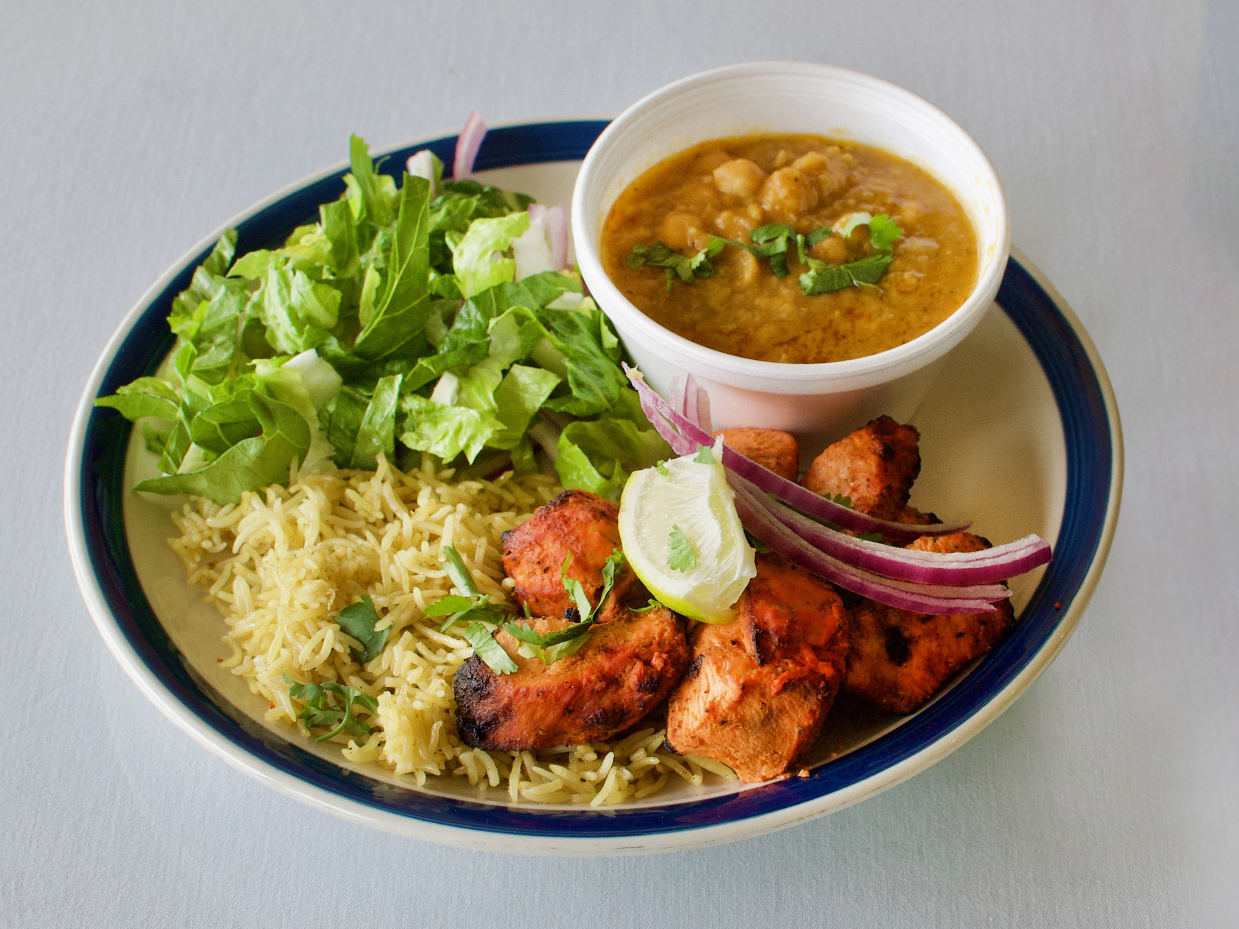 Order Chicken Tikka Platter food online from Mughal Oasis Restaurant store, Springfield on bringmethat.com
