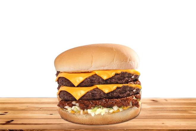 Order Big Carolina Classic Double Burger food online from Hwy 55 Burgers Shakes & Fries store, Conover on bringmethat.com