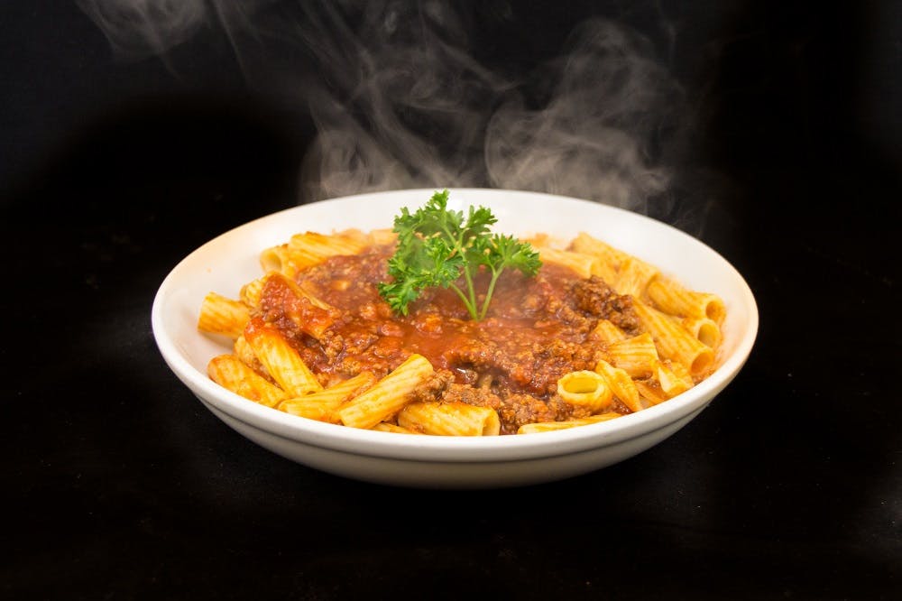Order Pasta with Meat Sauce - Pasta food online from The Godfather Of Parsippany store, Parsippany Troy Hills on bringmethat.com