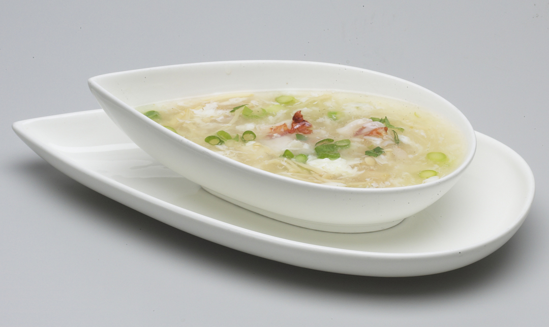 Order Seafood Egg Drop Soup food online from Jacky's Galaxie store, Bristol on bringmethat.com
