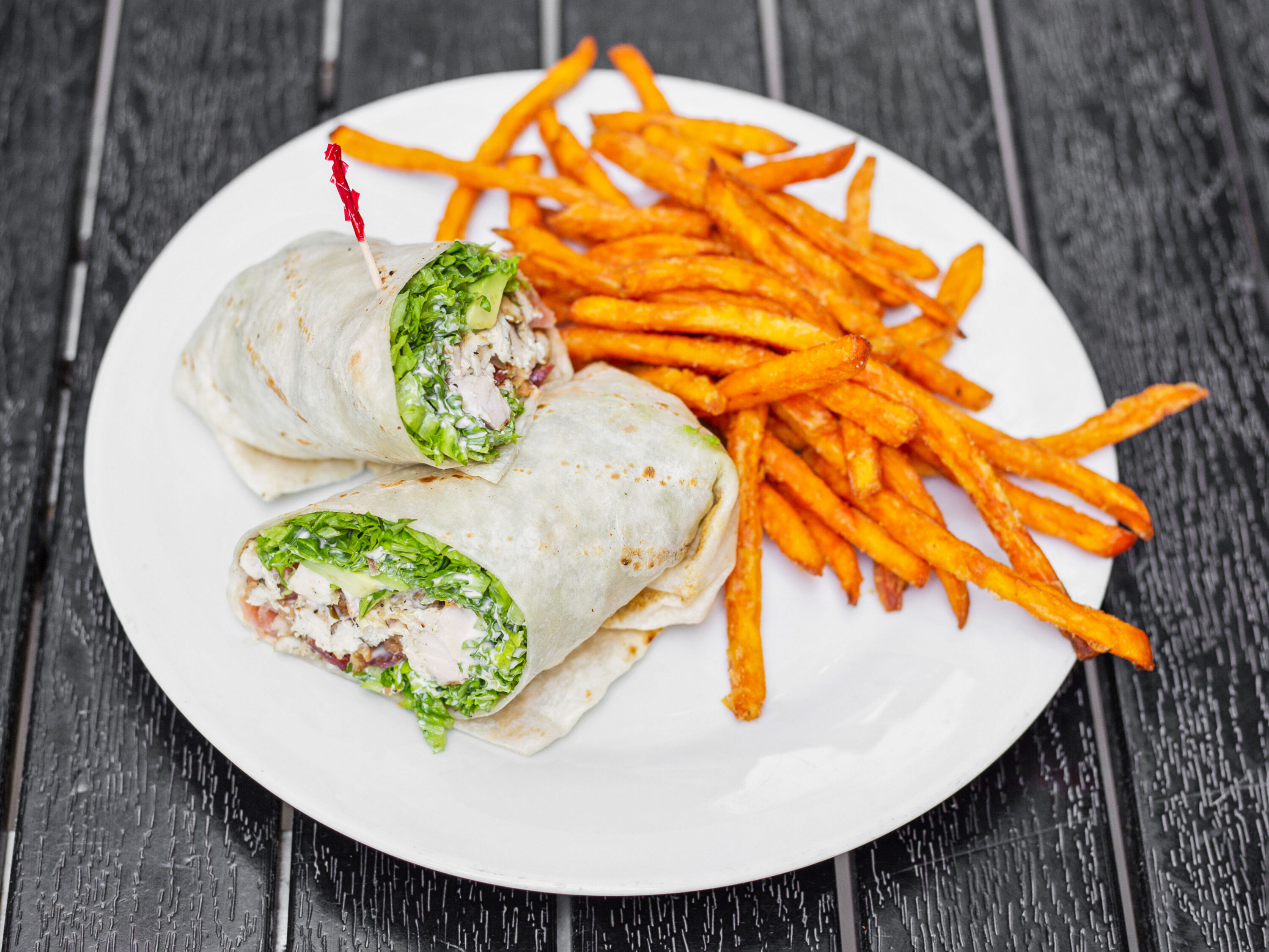 Order California Club Wrap food online from Franklin tap store, Chicago on bringmethat.com