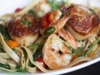 Order Shrimp and Scallops Mare and Monte food online from Bella Notte Italian Restaurant & Pizza store, Little Falls on bringmethat.com
