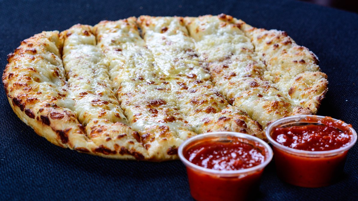 Order Cheesy Bread with Marinara Sauce food online from Euro Gyro store, Akron on bringmethat.com