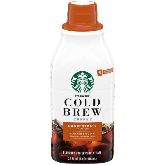 Order Starbucks Caramel Dolce Cold Brew Coffee Concentrate, 32 OZ food online from Cvs store, Temecula on bringmethat.com