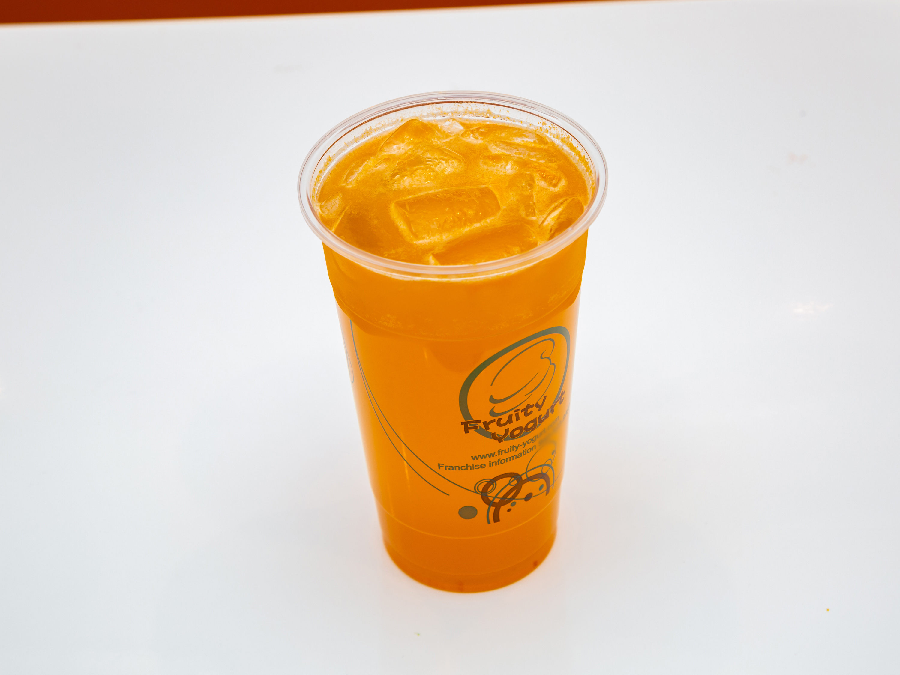 Order Mango Peach Tea food online from Fruity Yogurt store, Hillsborough Township on bringmethat.com