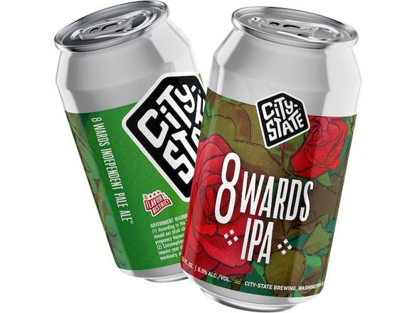 Order City State 8 Wards Independent Pale Ale - 6x 12oz Cans food online from Magothy Wine & Spirits store, Severna Park on bringmethat.com