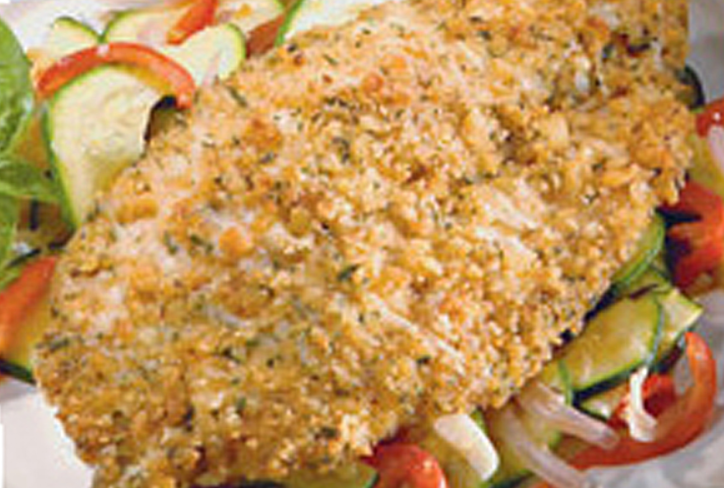 Order Parmesan Tilapia Fillets food online from Dixon Seafood Shoppe store, Peoria on bringmethat.com