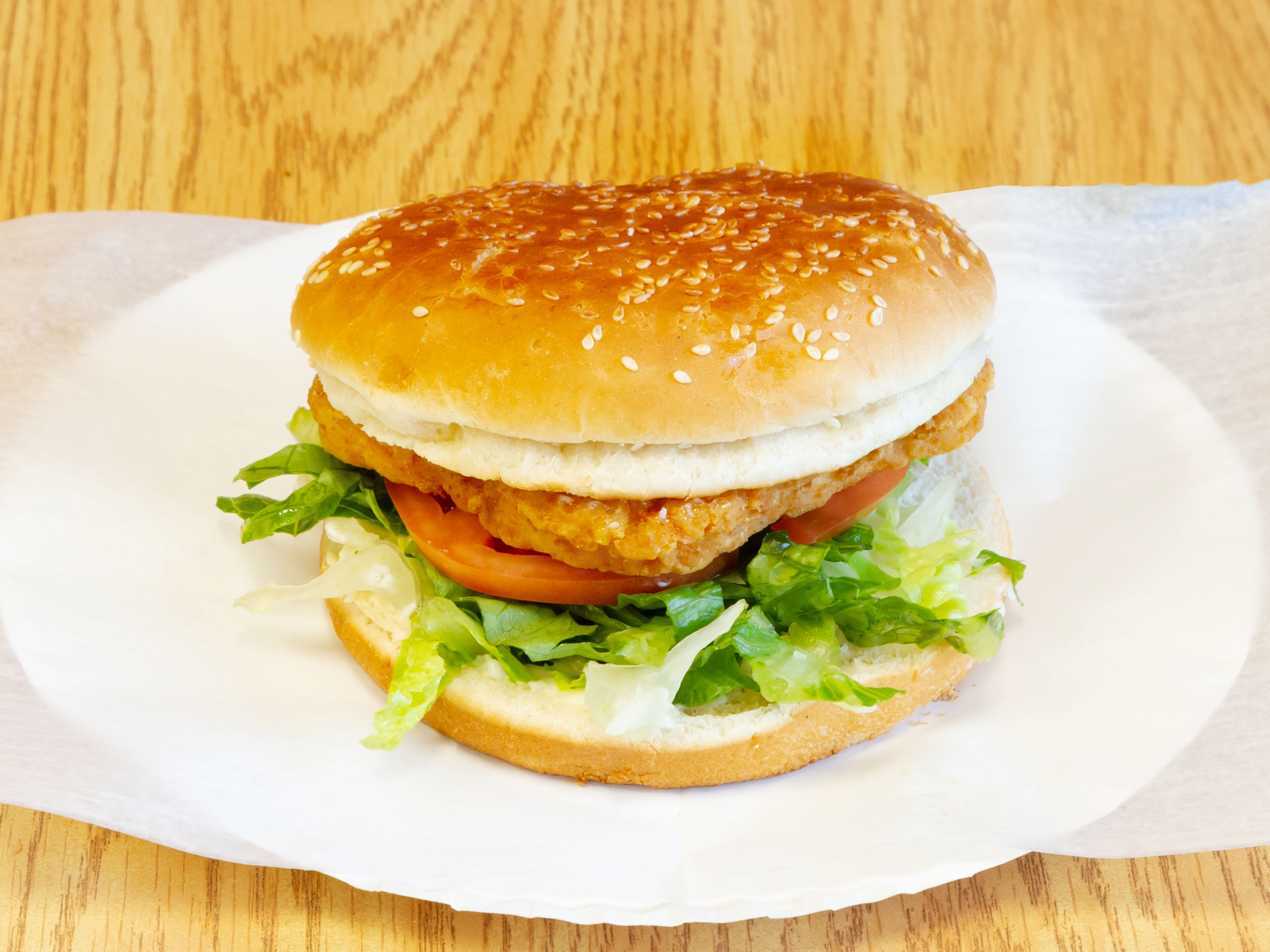 Order 10. Chicken Sandwich food online from Crown Fried Chicken store, Worcester on bringmethat.com