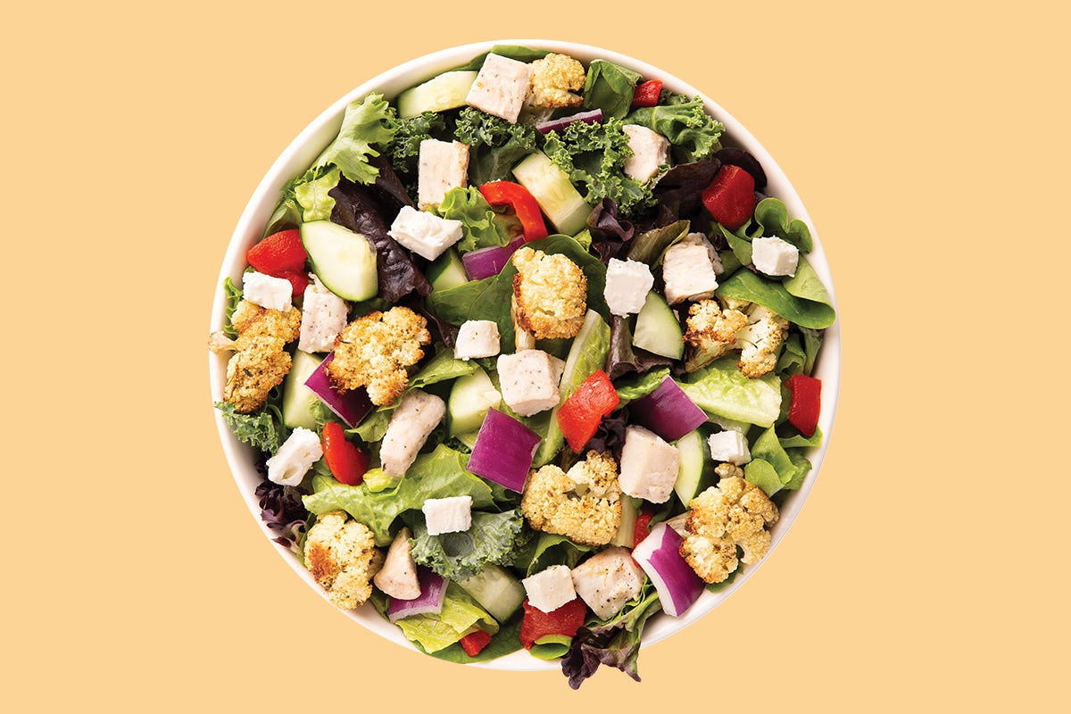 Order Grilled Chicken Mediterranean Salad food online from Saladworks store, Bear on bringmethat.com