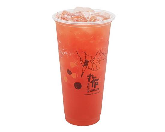 Order Watermelon Green Tea (Large) food online from One Zo store, Los Angeles on bringmethat.com