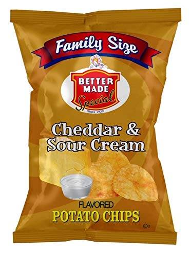 Order Better Made Cheddar & Sour Cream Potato Chips food online from Deerings Market store, Traverse City on bringmethat.com