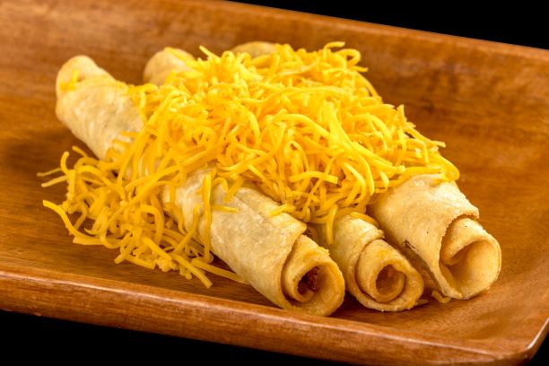 Order 3 Rolled Tacos Cheese food online from Filiberto Mexican Food store, Mesa on bringmethat.com