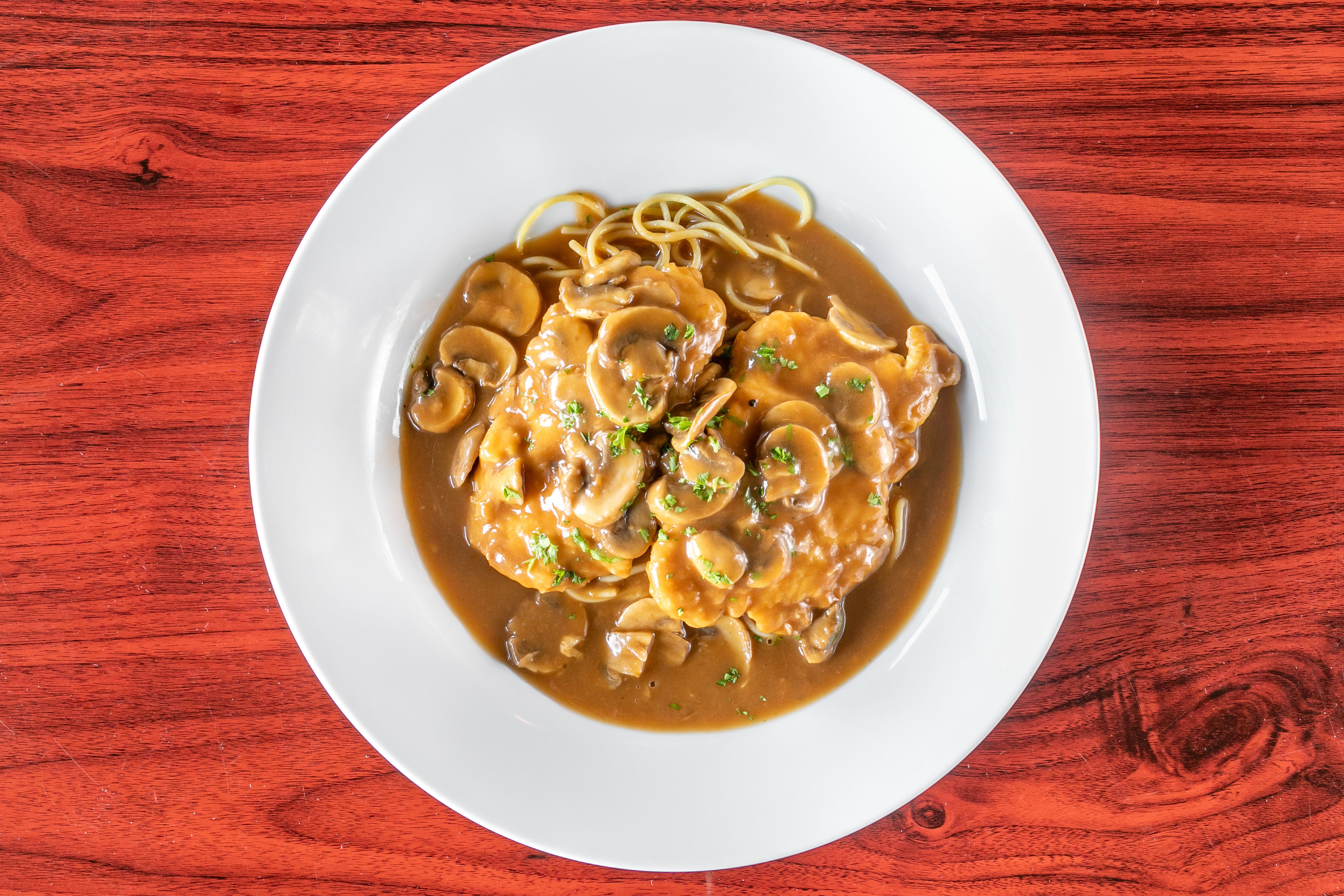 Order Chicken Marsala - Entree food online from Bellissimo store, Colleyville on bringmethat.com