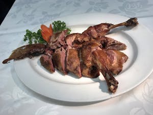 Order F14. Smoked Duck (Half) 樟茶鸭 (半只) food online from Garage Restaurant store, San Gabriel on bringmethat.com